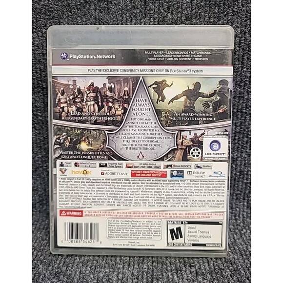 PS3 Assassin's Creed: Brotherhood (PlayStation 3,) Complete Tested - Picture 2 of 4